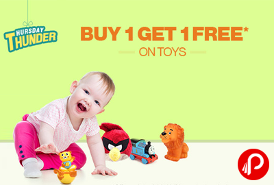 Buy 1 Get 1 Free on Toys - Firstcry