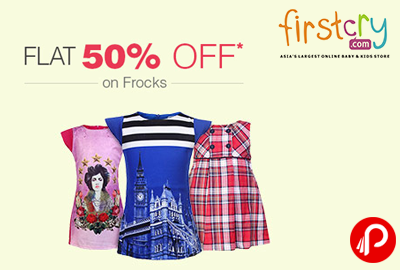 Get Flat 50% off on Frocks | Children's Day Celebrations - Firstcry