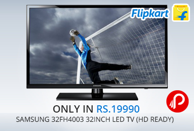 Only in Rs.19990 | Samsung 32FH4003 32inch LED TV (HD Ready) - Flipkart