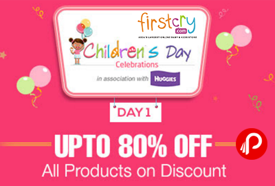 Get 80% Off All Products on Discount | Children’s Day - Firstcry