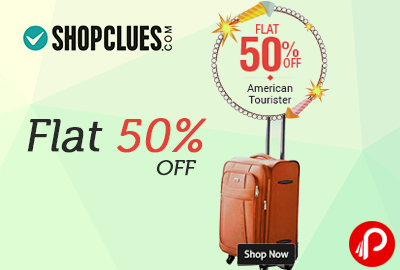 Flat 50% OFF American Tourister - Shopclues