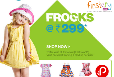 Get Frocks starting from Rs. 299 | Apparel Junction - Firstcry