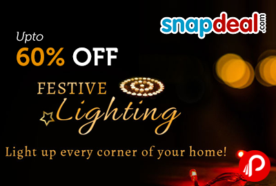Lighting Offers | Upto 60% OFF on Lighting Range - Snapdeal