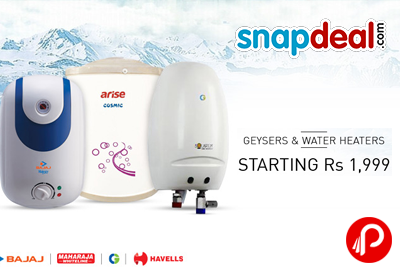 Price Starting from Rs.1999 on Geysers & Water Heaters - Snapdeal
