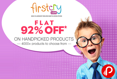 Get 92% off on Handpicked Products - FirstCry