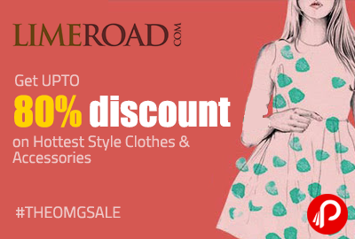 Get UPTO 80% discount on Hottest Style Clothes & Accessories - LimeRoad