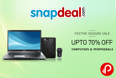Get UPTO 70% off on Computers & Peripherals Devices - Snapdeal