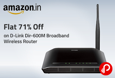 Flat 71% Off on D-Link Dir-600M Broadband Wireless Router - Amazon