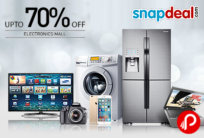 Get UPTO 70% off on Electronics Mall | Ultimate Monday - Snapdeal