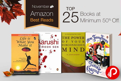 Get Minimum 50% off on Top 25 Books | November Best Reads - Amazon
