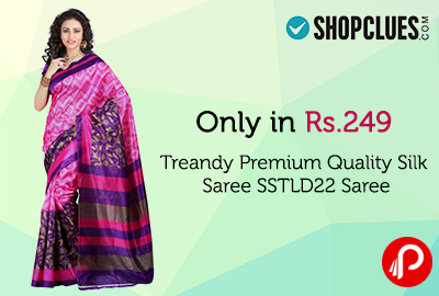 Only in Rs.249 Treandy Premium Quality Silk Saree SSTLD22 Saree - Shopclues