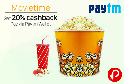 Get 20% Cashback on PVR Cinema Tickets - Paytm