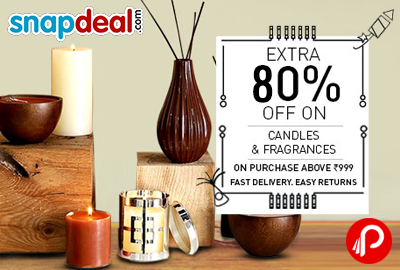 Get Upto 80% OFF on Candles and Fragrances - Snapdeal