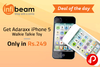 Get Adaraxx iPhone 5 Walkie Talkie Toy only in Rs.249 - Infibeam