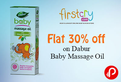 Flat 30% off on Dabur Baby Massage oil - Firstcry