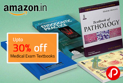 Get upto 30% off on Medical Exam & Health Science Textbooks - Amazon