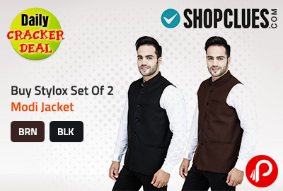 Buy Set Of 2 Modi Jacket BRN-BLK only in Rs. 680 | Cracker Deal - ShopClues