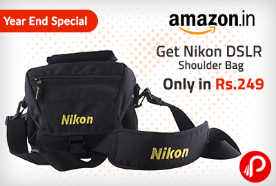 Get Nikon DSLR Shoulder Bag Only in Rs.249 | Year End Special - Amazon