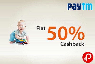 Flat 50% Cashback on Toys - Paytm