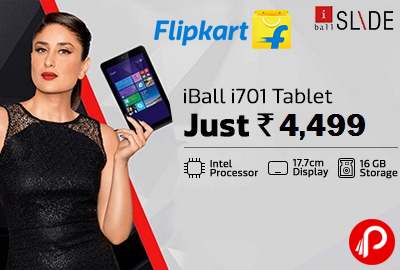Get iBall i701 Tablet Just Rs. 4499 - Flipkart