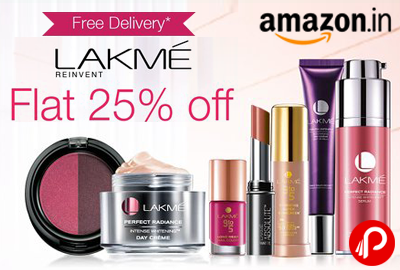 Flat 25% Off on Lakme Products - Amazon