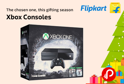 Get UPTO Rs. 8000 off on Xbox One Consoles Tomb Raider - Flipkart