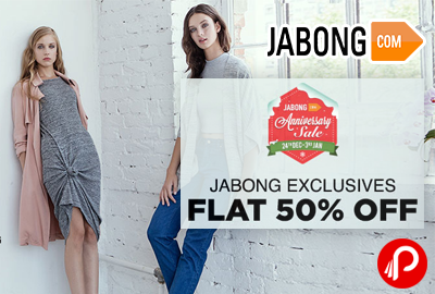 Flat 50% off on Exclusive Brands | Jabong Anniversary Sale - Jabong