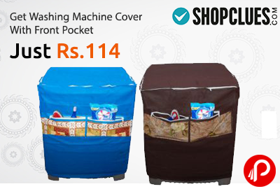 Get Washing Machine Cover With Front Pocket Just Rs. 114 - Shopclues