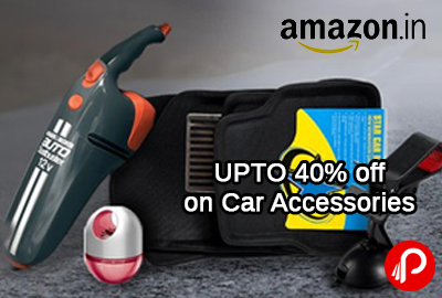Get UPTO 40% off on Car Accessories, Fresheners, Vacuum Cleaners - Amazon