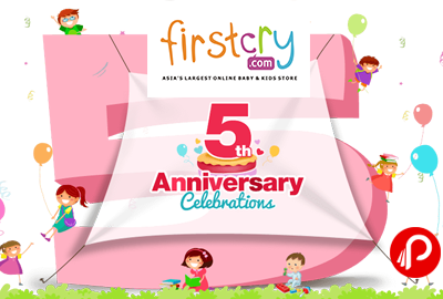 Get Discounted Products & Many offer on all categories | 5th Anniversary Celebrations - Firstcry