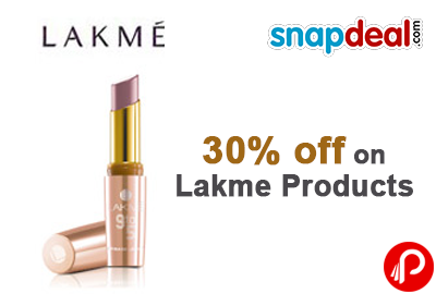 Get 30% off on Lakme Products - Snapdeal