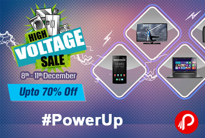 Upto 70% Off on Electronics @ High Voltage Sale! | #PowerUp- Shopclues