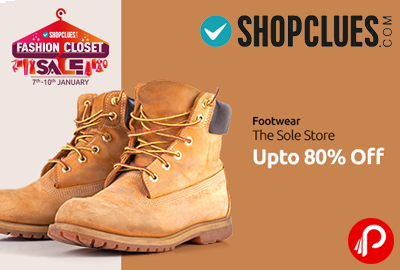 Get UPTO 80% off on Footwear | Fashion Closet Sale - Shopclues