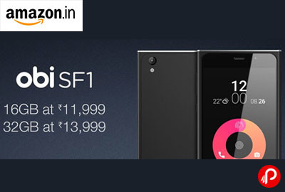 Obi Worldphone SF1 Mobile 16GB @ 11999, 32GB @ 13999 - Amazon