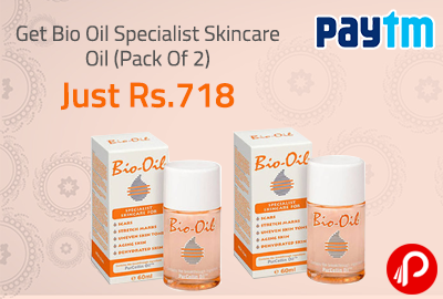 Get Bio Oil Specialist Skincare Oil (Pack Of 2) Just Rs. 718 - Paytm