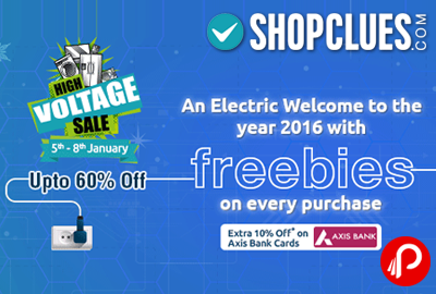 Get UPTO 60% off on All Electronic Product | High Voltage Sale - Shopclues