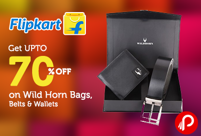 Get UPTO 70% off on Wild Horn Bags, Belts & Wallets - Flipkart