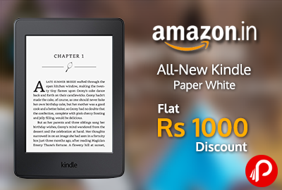 All-New Kindle Paper White Flat Rs 1000 Discount - Amazon