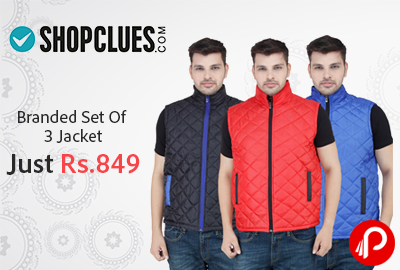 Branded Set Of 3 Jacket Just Rs 849 | Cracker Deal - Shopclues