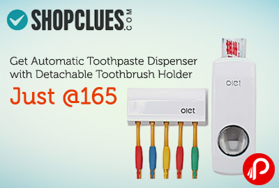 Get Automatic Toothpaste Dispenser with Detachable Toothbrush Holder Just @ 165 - Shopclues