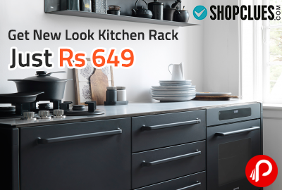 Get New Look Kitchen Rack just Rs 649 - Shopclues ( Set Of 2 Pcs)