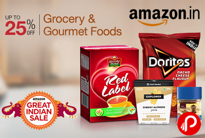 Grocery & Gourmet Foods UPTO 25% off | Great Indian Sale - Amazon
