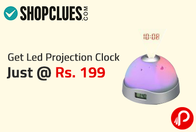 Get Led Projection Clock Just @ Rs. 199 - Shopclues