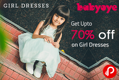 Get UPTO 70% off on Girl Dresses - Babyoye