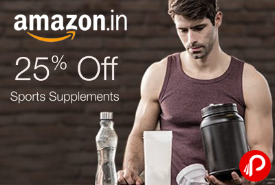Get 25% off on Sports & Vitamins Supplements - Amazon