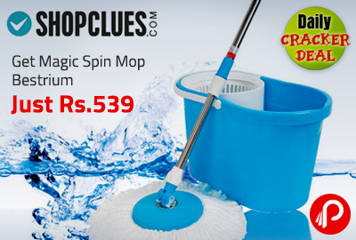 Get Magic Spin Mop Bestrium Just Rs. 539 | Cracker Deal - Shopclues