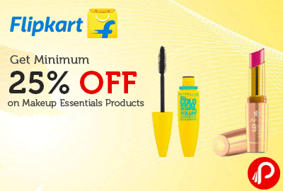 Get Minimum 25% off on Makeup Essentials Products - Flipkart