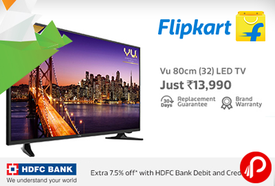 Vu 80cm (32) HD Ready LED TV Just in Rs 13990 | Republic Day Sale – Flipkart