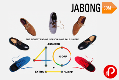 Get Assured 40% off on Shoes | The Biggest Shoe EOSS - Jabong