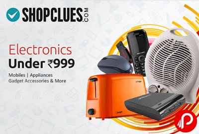 Electronic Mobiles, Appliances, Gadget Accessories Under Rs.999 - Shopclues